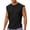 Black, variant on Cotton Linen Tank Tops Men Lightweight Breathable Relaxed Fit Crewneck Sleeveless Shirt Athletic Workout Gym Tanks