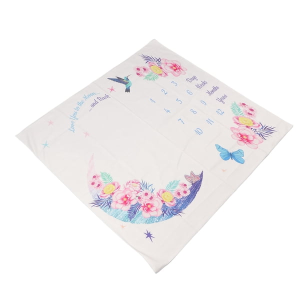 Manta de hitos para bebés, manta de hitos para bebés, manta de hitos aproximada para bebés varones, manta de hitos mensuales para bebés, impulsada por el rendimiento