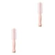 thumbnail image 1 of Minnieouse Cojín cepillo para el cabello curvo antiestático húmedo seco cómodo masaje para niñas peine para mujeres DIY masajeador de cabeza Redondo 2Conjunto, 1 of 6
