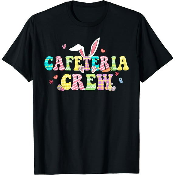 Cafeteria Crew Happy Easter Bunny Lunch Lady Matching T-Shirt