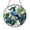 Acrylic 3.5 Inch, variant on Stained Glass Window Panel Featuring Blue Jay, Circular Nature Inspired Decor, Vibrant Home Accent, Ideal Gift for Bird Lovers