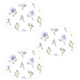 thumbnail image 1 of piezas de pequeñas alfombrillas florales occidentales para comida, alfombrillas para mesa de comedor para el hogar, posavasos antideslizantes para Hotel, alfombrillas aislantes, 1 of 5