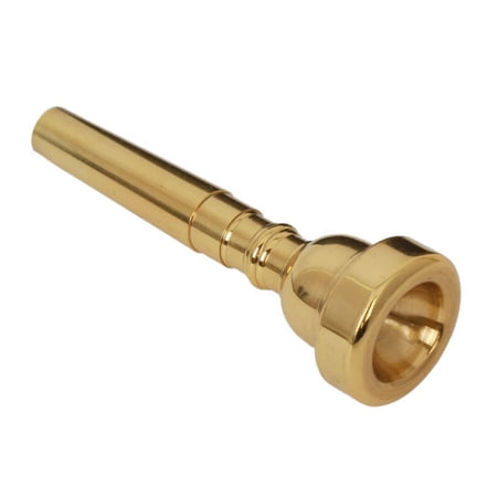 Ktaxon 3C Size Paint Gold Plated Golden Trumpet Mouthpiece for BachInstrument