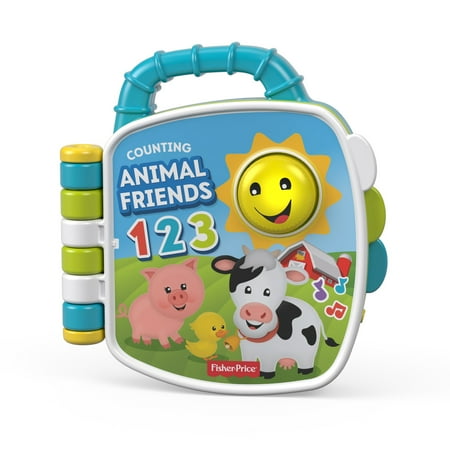 Fisher-Price - Laugh & Learn Counting Animal Friends Learning Book - Blue