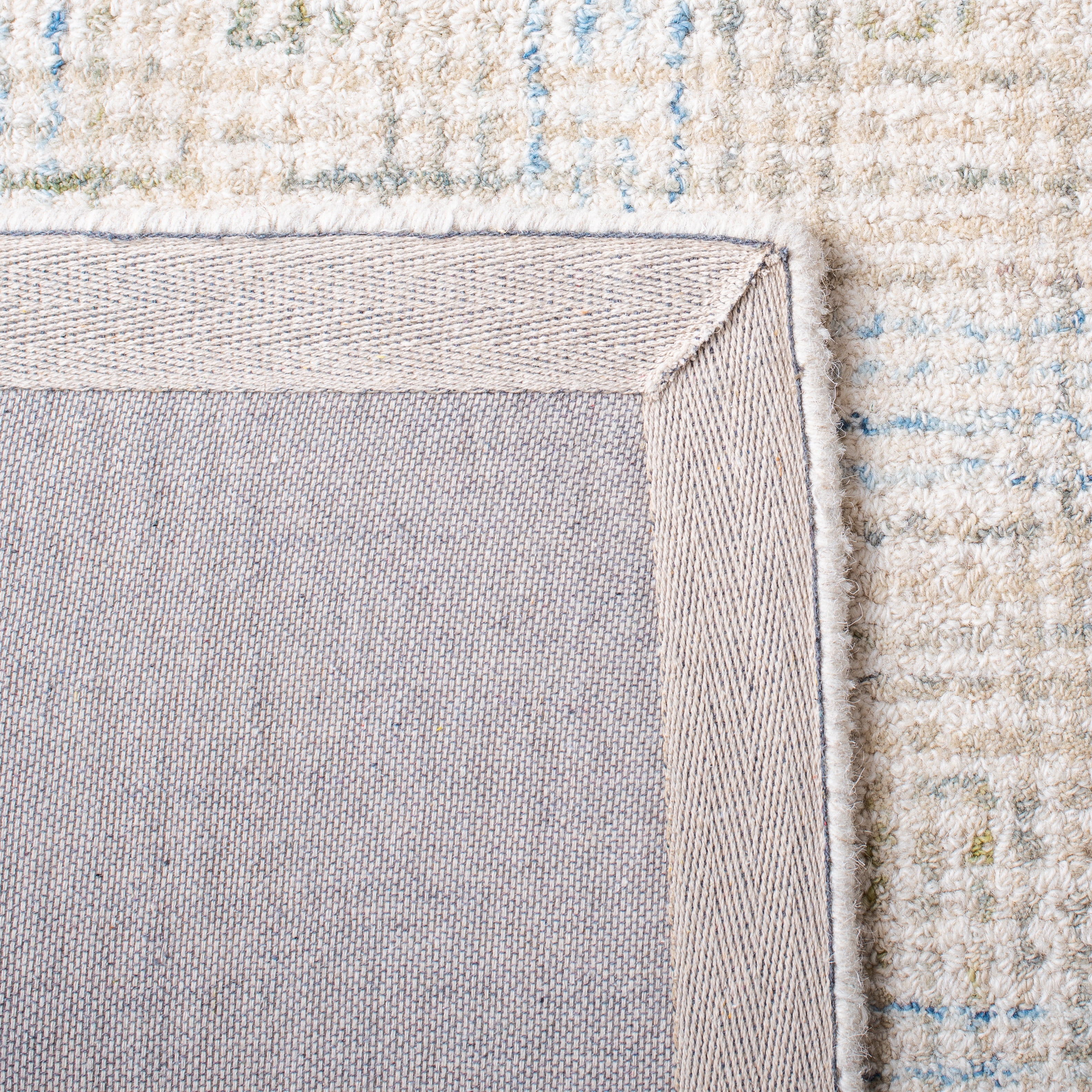 SAFAVIEH Abstract Valentina Plaid Area Rug, Ivory/Beige, 6' x 9'
