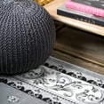 thumbnail image 5 of JONATHAN Y MODERN PERSIAN 2 x 10 Runner Rug, Acanthus French Border - Gray/Cream, MDP504D-210, 5 of 9