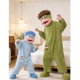 thumbnail image 2 of CeleBoo Funny Big Mouth Monster Onesie Pajamas with Large Comb – Oversized Plush Fleece Hooded One Piece for Sleep & Party, 2 of 7