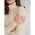 thumbnail image 4 of Suéter de punto elástico para mujer en punto fino, elegante suéter de punto, 4 of 5