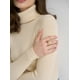 thumbnail image 4 of Suéter de punto elástico para mujer en punto fino, elegante suéter de punto, 4 of 5