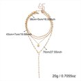 thumbnail image 2 of NICKSUN Boho Summer Beach Layered Necklace, Multilayer Starfish Scallop Pearl Y-Drop Long Chain, Colorful Enamel Rhinestone Ocean Stackable Statement Jewelry, 2 of 8