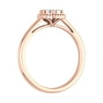 thumbnail image 2 of 1/4 Carat Cushion Cut Diamond Ring in 14K Rose Gold (Ring Size 8.5) (I1-I2 Clarity), 2 of 4