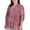 pink, variant on NY Collection Womens Pleated Tunic Blouse, Multicoloured, 1X