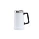 thumbnail image 1 of Matsuzay Taza de vacío de acero inoxidable, portátil, con mango, boca grande, reutilizable, aislamiento térmico, 709ml, frasco de repuesto Suministros térmicos Blanco, 1 of 6