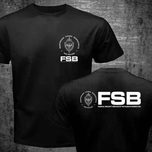 Camiseta de las Fuerzas Especiales de la KGB rusa FSB Spetsnaz para hombres, camisetas cómodas, camisetas informales transpirables, 2020