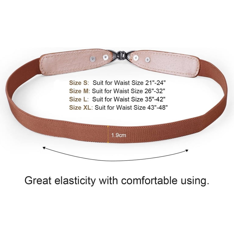 Women Skinny Elastic Stretch Belt for Dresses Retro Ladies  display picture 1