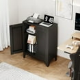 thumbnail image 2 of Black Metal Storage Cabinet, 36" Tall Locking Storage Cabinet with 2 Adjustable Shelves, Steel Locker Organizer, for Office, Home, School, 2 of 8