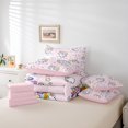 thumbnail image 5 of Feelyou Unicorn Twin Bedding Sets 7-Piece for Boys Girls, Girly Pink Cartoon Bedding Comforter Set, Cute Animal Sheet Sets, Lightweight Bedroom Decorative, 5 of 7