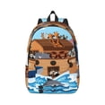thumbnail image 2 of Sigee Animals on Noah's Ark for Canvas Large Capacity Laptop Backpack for Men and Women, Travel Backpack, 2 of 8