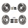 thumbnail image 1 of Transit Auto Front Semi-Metallic Rear Ceramic Pads and Disc Brake Rotors Kit for Car Volkswagen Passat K8A-103667, 1 of 8