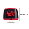 thumbnail image 3 of Qwtwty Portable Bluetooth Speaker Bluetooth 5.3 LED Light Portable Card Insertion 1200mAh Long Battery Life Subwoofer Mini Bluetooth Speaker, 3 of 7