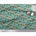 thumbnail image 3 of Soimoi Rayon Crepe Fabric Artistic Floral Fabric Prints By Yard 46 Inch Wide, 3 of 3