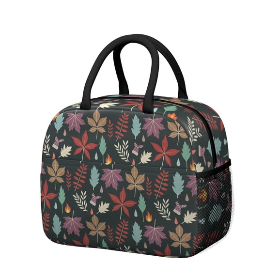 Lunch Bag Women,Zipper Closure Lunch Tote for Women Adult Men,Small Leakproof Mushroom Lunch Tote Office Lunch Cooler Bag for Work Office Picnic