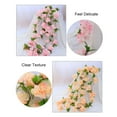 thumbnail image 6 of SPRING PARK Artificial Faux Sakura Garland Wreath Hanging Plants Artificial Flowers Home Garden Yard Fence Party Wedding Decor, 6 of 7
