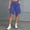 Dark Blue, variant on Cotton Blend Shorts for Women Zip Fly Women's Cargo Shorts with Belt Loop Pockets for Summer Casual Work Travel Navy M(M)