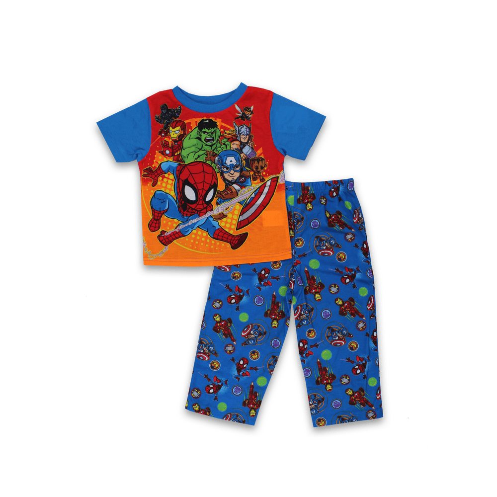 Marvel Super Hero Adventures Avengers Toddler Boys 2 piece Pajamas Set 21MZ140ESL Walmart