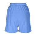 thumbnail image 6 of FASHOFT Womens Athletic Running Shorts Lightweight Workout Gym Shorts with Pockets Light Blue S, 6 of 7