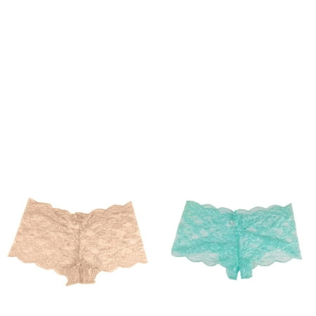 Wijhcboe 2 Pack Women s High Women Underwear Sexy Underwear Sexy Lace Adult Underwear Open Panties Multi Color Cotton for Women Size 46 Plus Size Vibrating Pantie s with Control Panties Women Pack