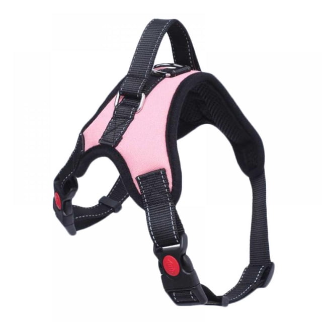 Harnais de Chien pour Animaux de Compagnie Réglable Marcher Col Gilet Non-Pull Nylon Doux Gilet Marche Sangle Laisse