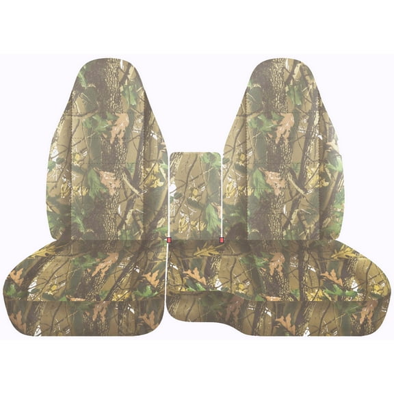 Design Covers Compatible with 1991-1997 Ford Ranger/Mazda B-Series Camouflage Truck Seat Covers (60/40 Split Bench) Solid Center  Console:Tree