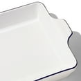 thumbnail image 2 of Made In Cookware - Square Baking Dish - Navy Rim - Hand Crafted Porcelain - Professional Bakeware - Crafted in France, 2 of 7