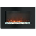 thumbnail image 1 of Cambridge Callisto 30 In. Wall-Mount Electronic Fireplace with Flat Panel and Crystal Rocks, 1 of 5