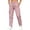 Pink, variant on Women's Straight Leg Cargo Pants, Button Zip Waist, Multi Cargo Pockets, Relaxed Fit