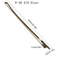 thumbnail image 3 of BotaniNest Horsetail Hair Bow Student Bow For Practice Brazilian Wood Comfortable Grip For Beginners, 3 of 7