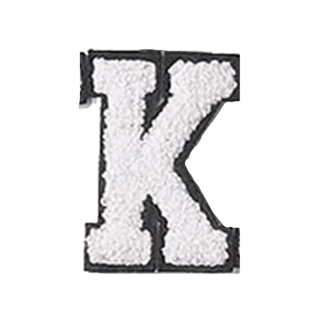 Intimates Accessory Glitters Iron On Letters Sew On Embroidered English Alphabet Applique Adhesive Repair For Fabric Clothing Shirts Jeans