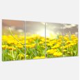 thumbnail image 2 of Sunny Meadow with Yellow Flowers - Floral Canvas Art Print, 2 of 3