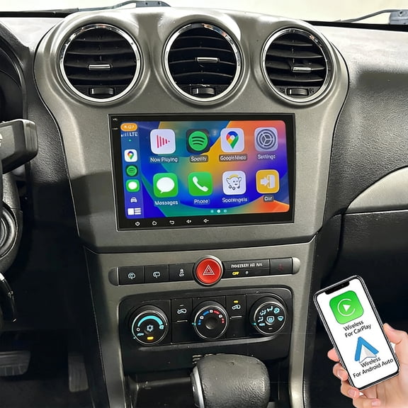 Eforcase Car Stereo Radio for Chevrolet Captiva Sport 2012-2015 with Wireless CarPlay Android Auto 8" Touch Screen Bluetooth Audio Head Unit with GPS Mirror Link WiFi RDS Bluetooth Backup Camera