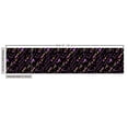 thumbnail image 2 of Ambesonne Retro Fabric by the Yard Upholstery, Geometrical Memphis Style, 5 Yards, Purple Pale Yellow Black, 2 of 4