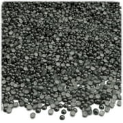 Plastic Pearl, Half Dome, 3mm, 1000-pc, Charcoal Gray