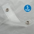 thumbnail image 6 of Bath Bliss 2 Pack Heavy Weight PVC Shower Liner in Super Clear, 6 of 7