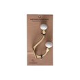 thumbnail image 2 of Iron Hook With Ceramic Ivory Knob (Gold) - Set of 4, 2 of 2