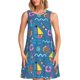 thumbnail image 1 of Balery Sailboat With Sailing Vestidos de verano para mujer con estampado: vestido holgado sin mangas, vestido playero informal y cómodo para días calurosos., 1 of 7