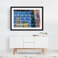thumbnail image 2 of Urban Reflections - Manhattan New York Photography Cityscape Architecture Modern Art Skyline Geometric Black Framed Wall Art Print 16 x 24 inches, 2 of 4