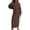 Coffee, variant on Women's Casual Winter Fall Dress Long Sleeve Solid Fashionable High Necked Pencil Skirt Set Dresses