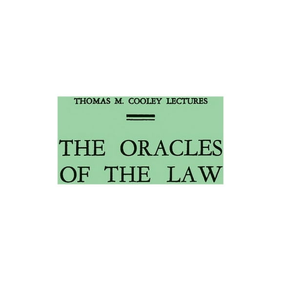 The Oracles of the Law, (Hardcover)