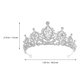 thumbnail image 2 of unbranded De Plateada Con Para Adornar El En Fiestas Y Ceremonias, 2 of 7