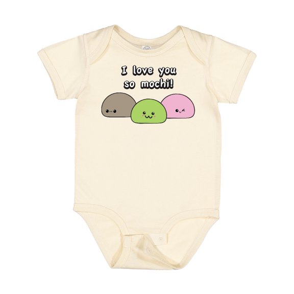 Inktastic I Love You So Mochi Boys or Girls Baby Bodysuit